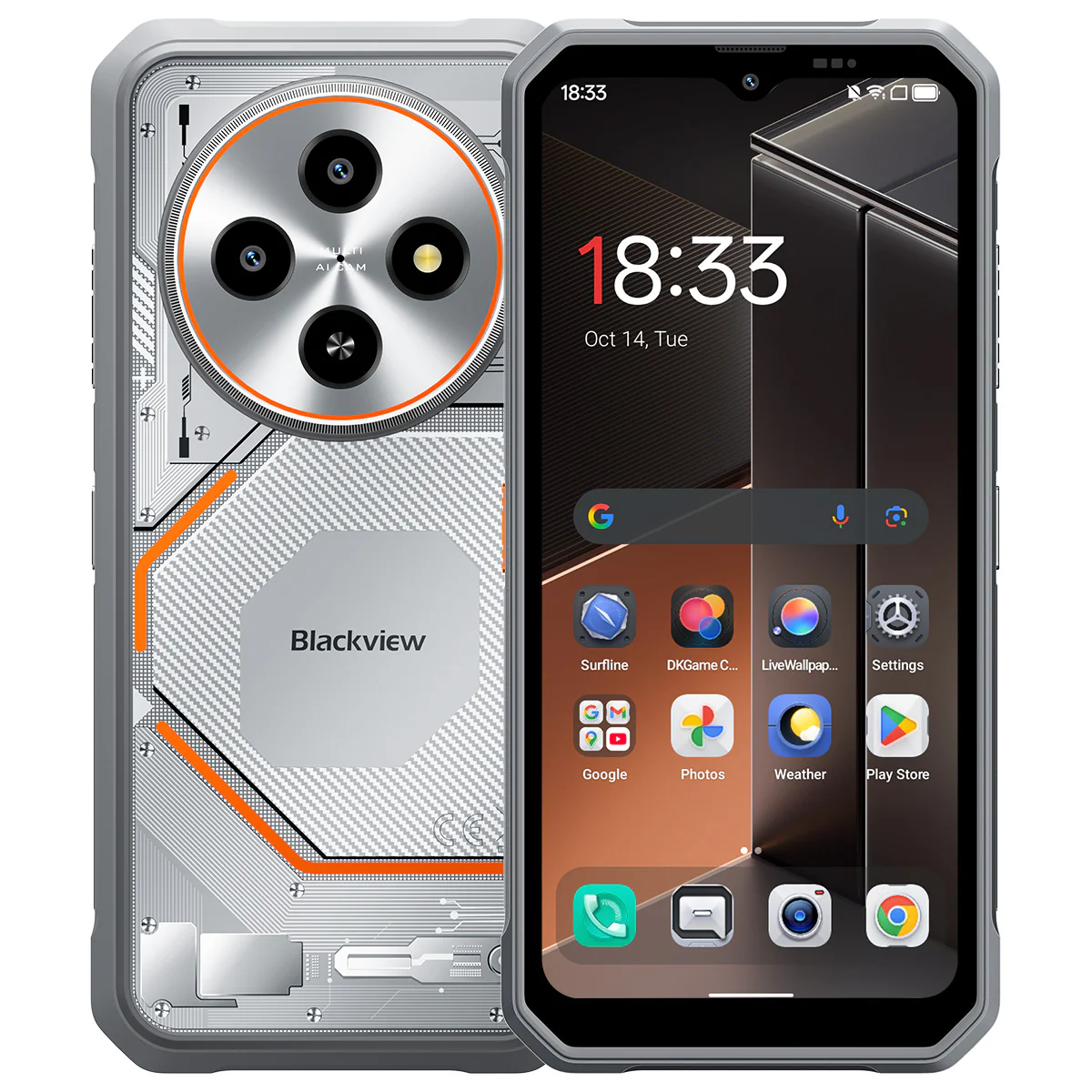 Blackview FORT 2 Ultra-dünnes 6,56-Zoll MediaTek Helio G81 Octa-Core 5000mAh 16MP+13MP KI-Kamera NFC 4G Robustiertes Handy - Image 8