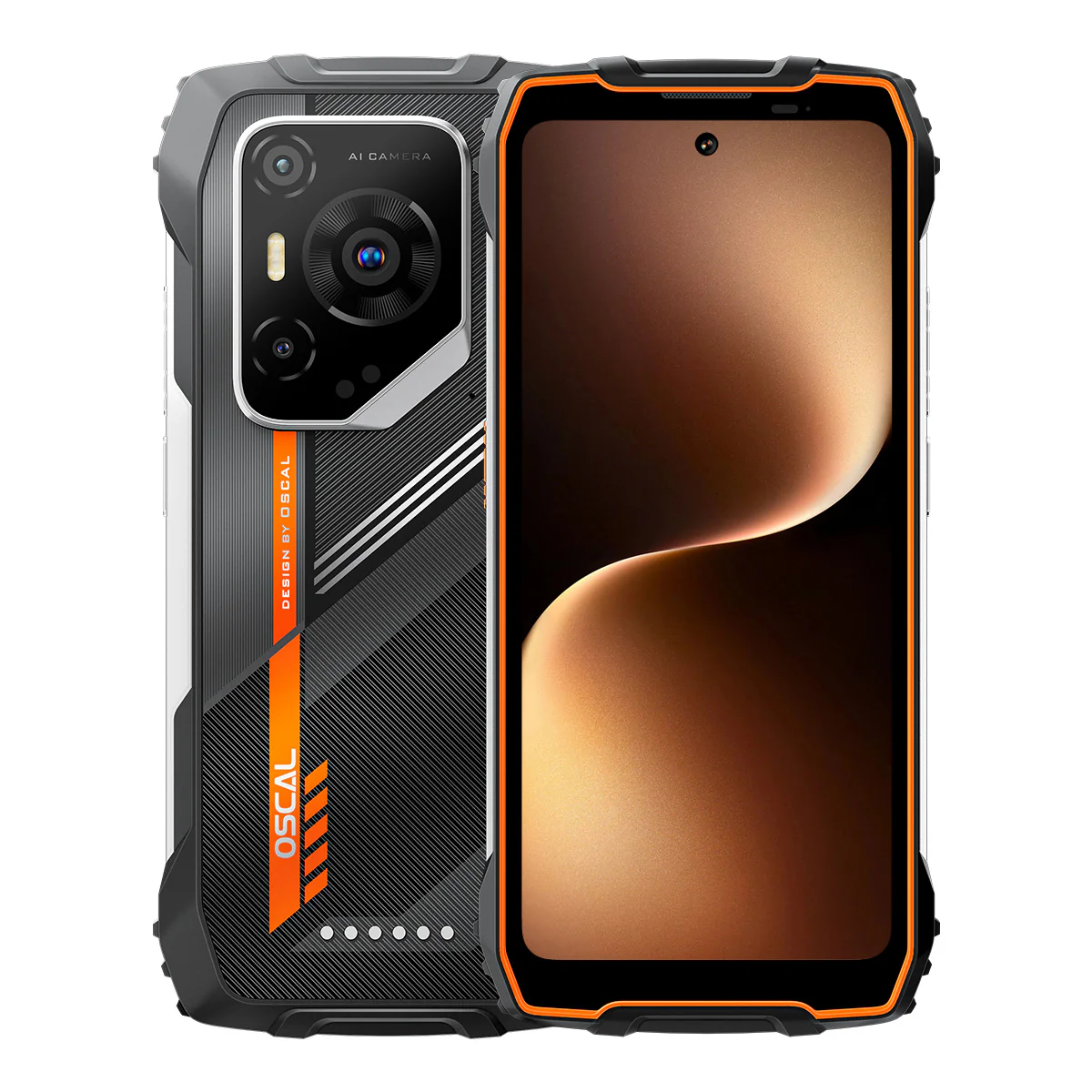 Oscal Pilot 3 6,78 Zoll MediaTek Dimensity 6300 12GB+256GB 50MP+20MP Nachtsichtkamera 7500mAh 5G KI Robust Smartphone - Image 8