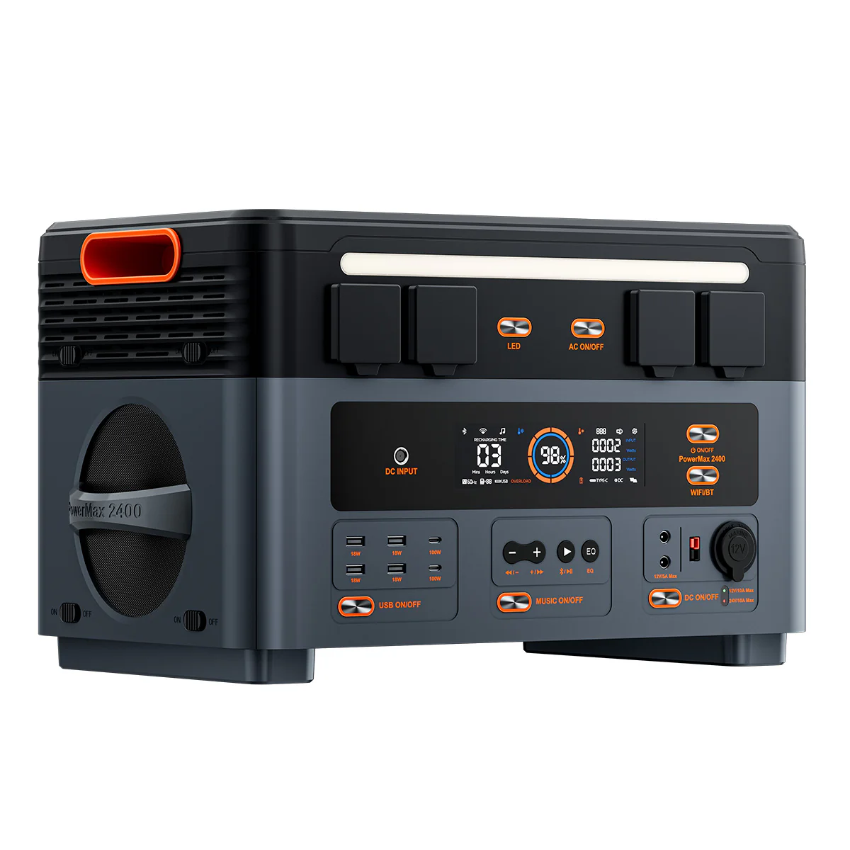 Blackview Oscal PowerMax 2400 Kabelloses stapelbares, abnehmbares, modulares, tragbares Kraftwerk  - Image 5