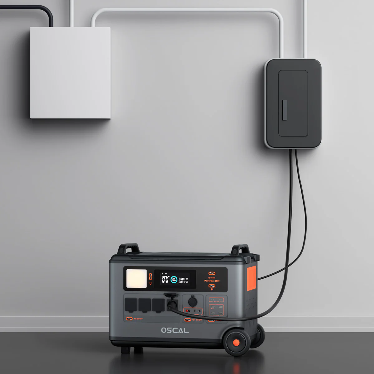 Robustes Blackview Oscal PowerMax 3600-Kraftwerk für die Sicherung zu Hause und im Freien - Image 4