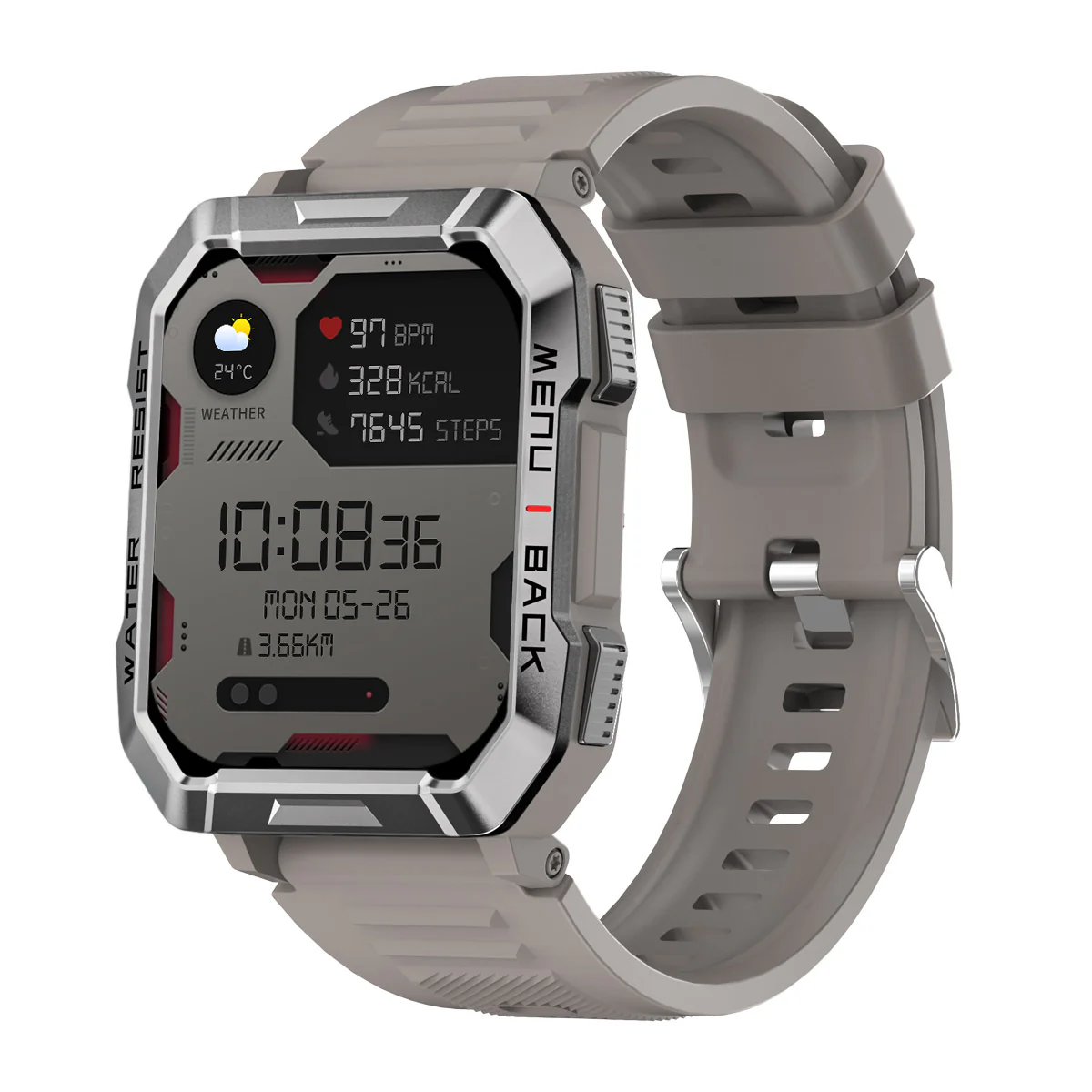 Blackview W60 2,01 Zoll 900 mAh LED-Taschenlampe Campass Outdoor-Smartwatch  - Image 13