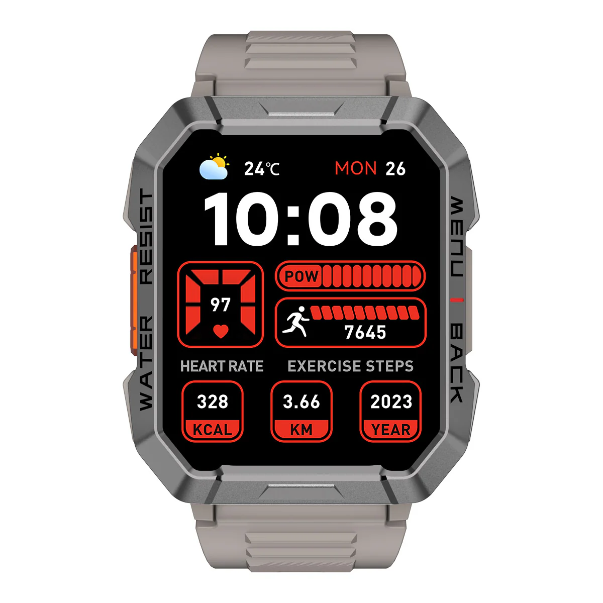 Blackview W60 2,01 Zoll 900 mAh LED-Taschenlampe Campass Outdoor-Smartwatch  - Image 14