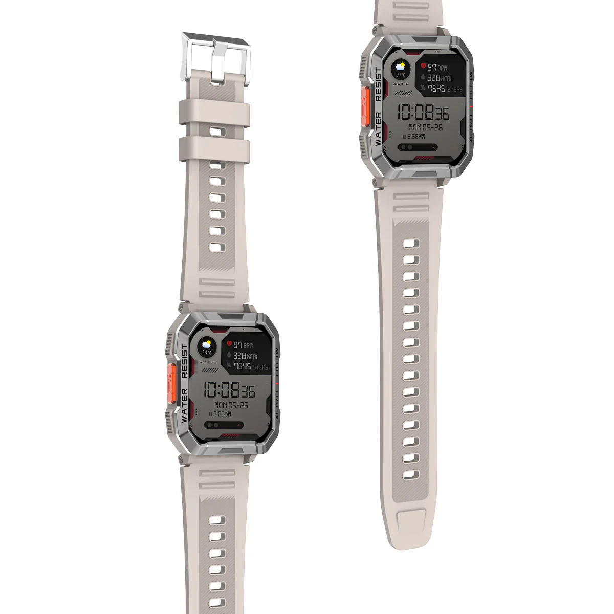 Blackview W60 2,01 Zoll 900 mAh LED-Taschenlampe Campass Outdoor-Smartwatch  - Image 19