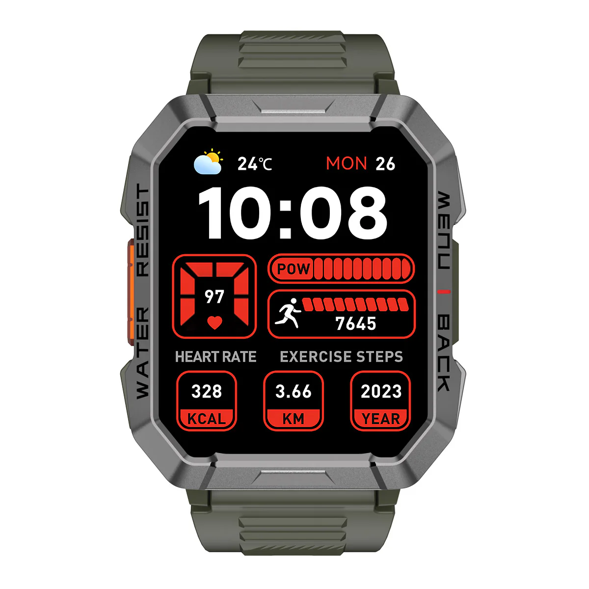 Blackview W60 2,01 Zoll 900 mAh LED-Taschenlampe Campass Outdoor-Smartwatch  - Image 8