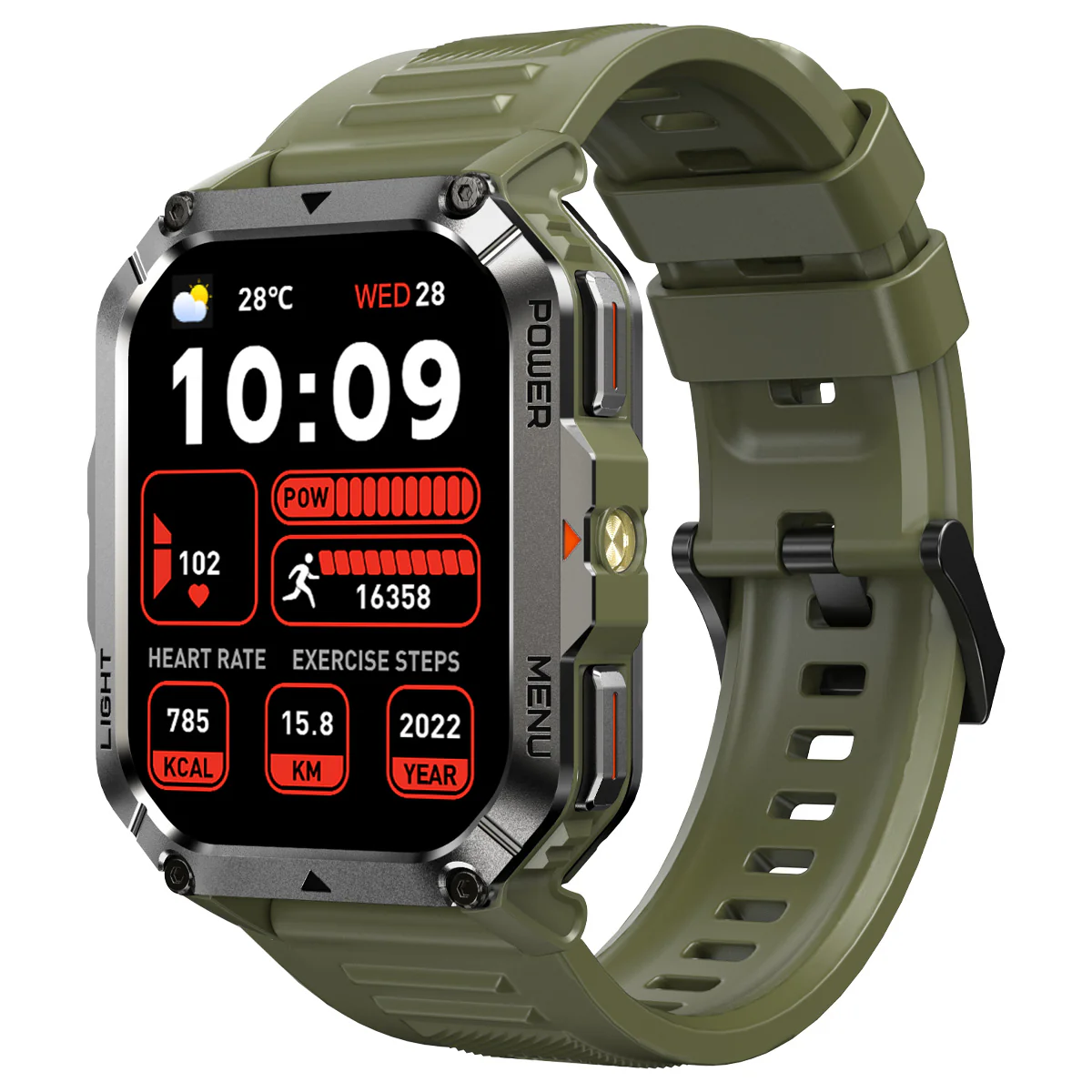 Blackview W70 Pro 2,01-Zoll 900mAh Eingebaute LED-Taschenlampe Outdoor-Sport-Smartwatch - Image 14