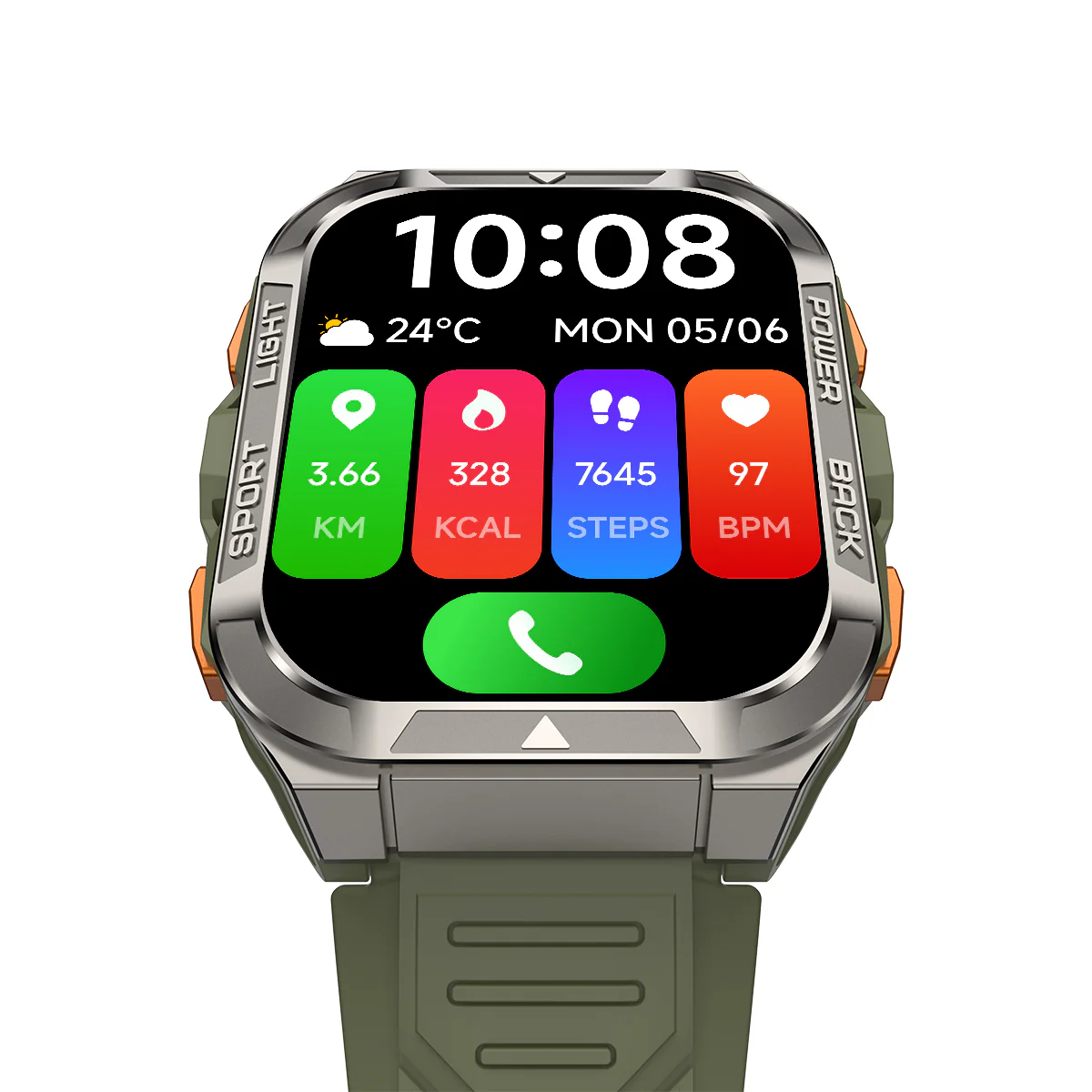 Blackview W80 Pro GPS 1,91-Zoll 900mAh Eingebaute LED-Taschenlampe Outdoor-Sport-Smartwatch - Image 14