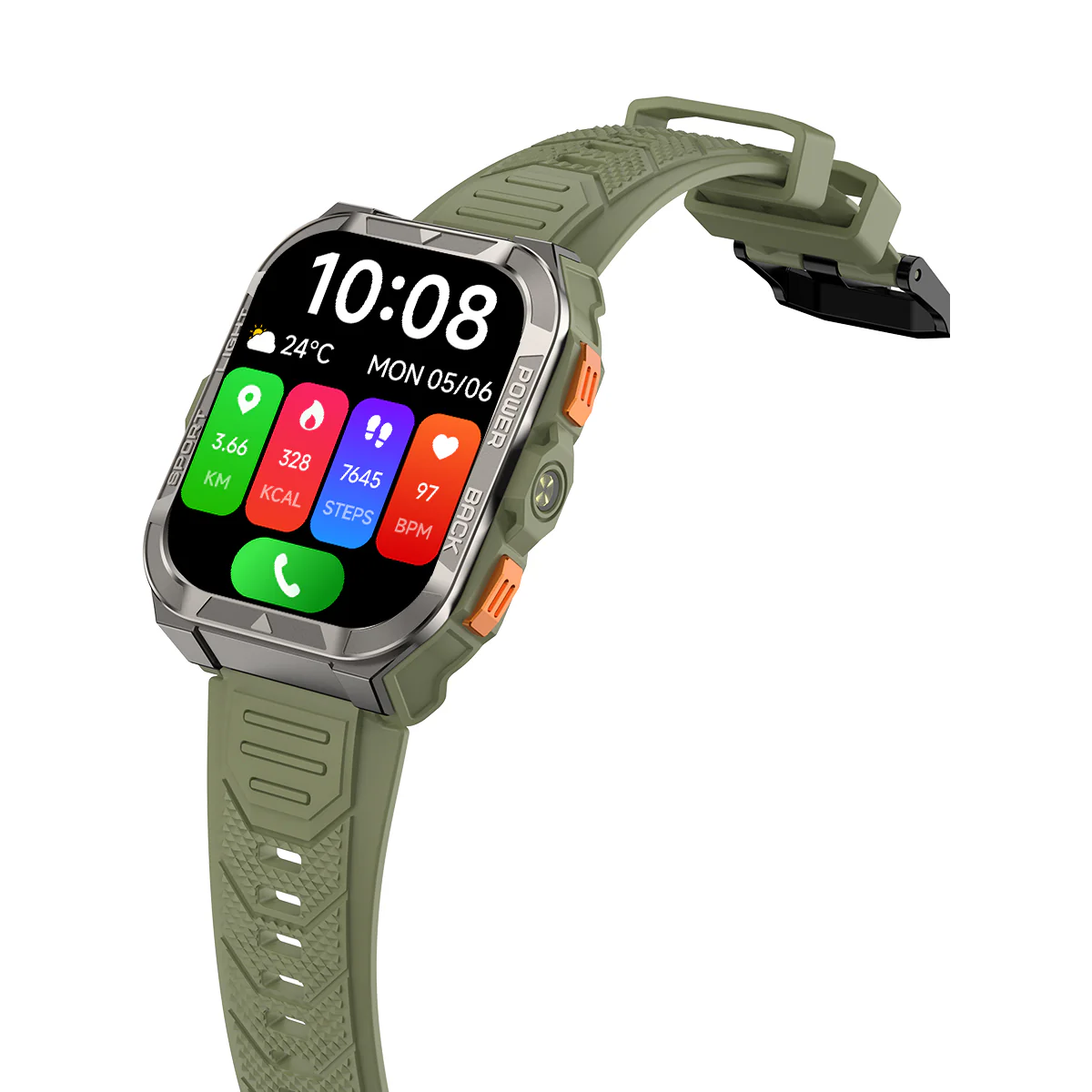 Blackview W80 Pro GPS 1,91-Zoll 900mAh Eingebaute LED-Taschenlampe Outdoor-Sport-Smartwatch - Image 17