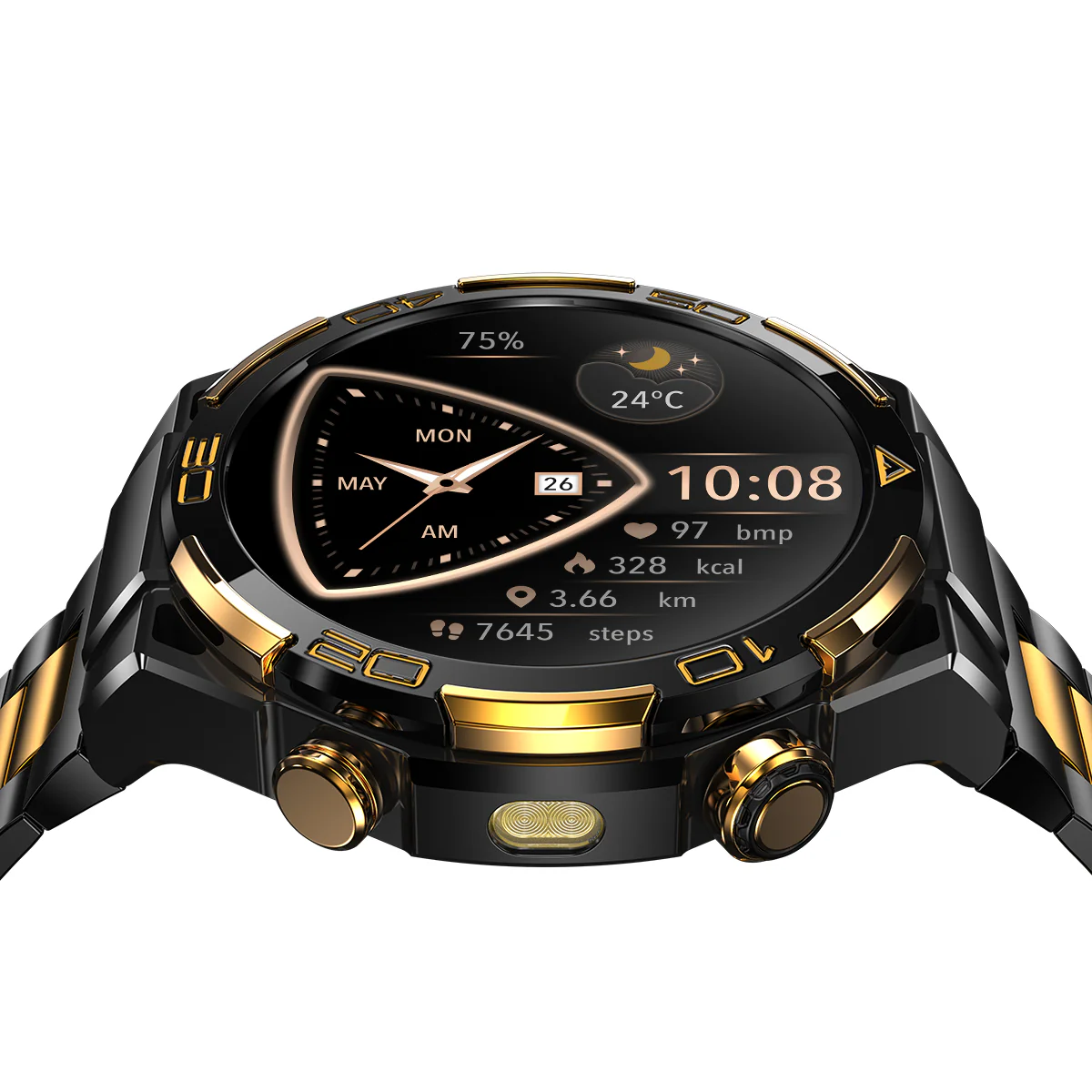 Blackview W90 Pro GPS 1.43-Zoll AMOLED-Bildschirm Eingebaute LED-Taschenlampe Outdoor-Sport-Smartwatch - Image 5