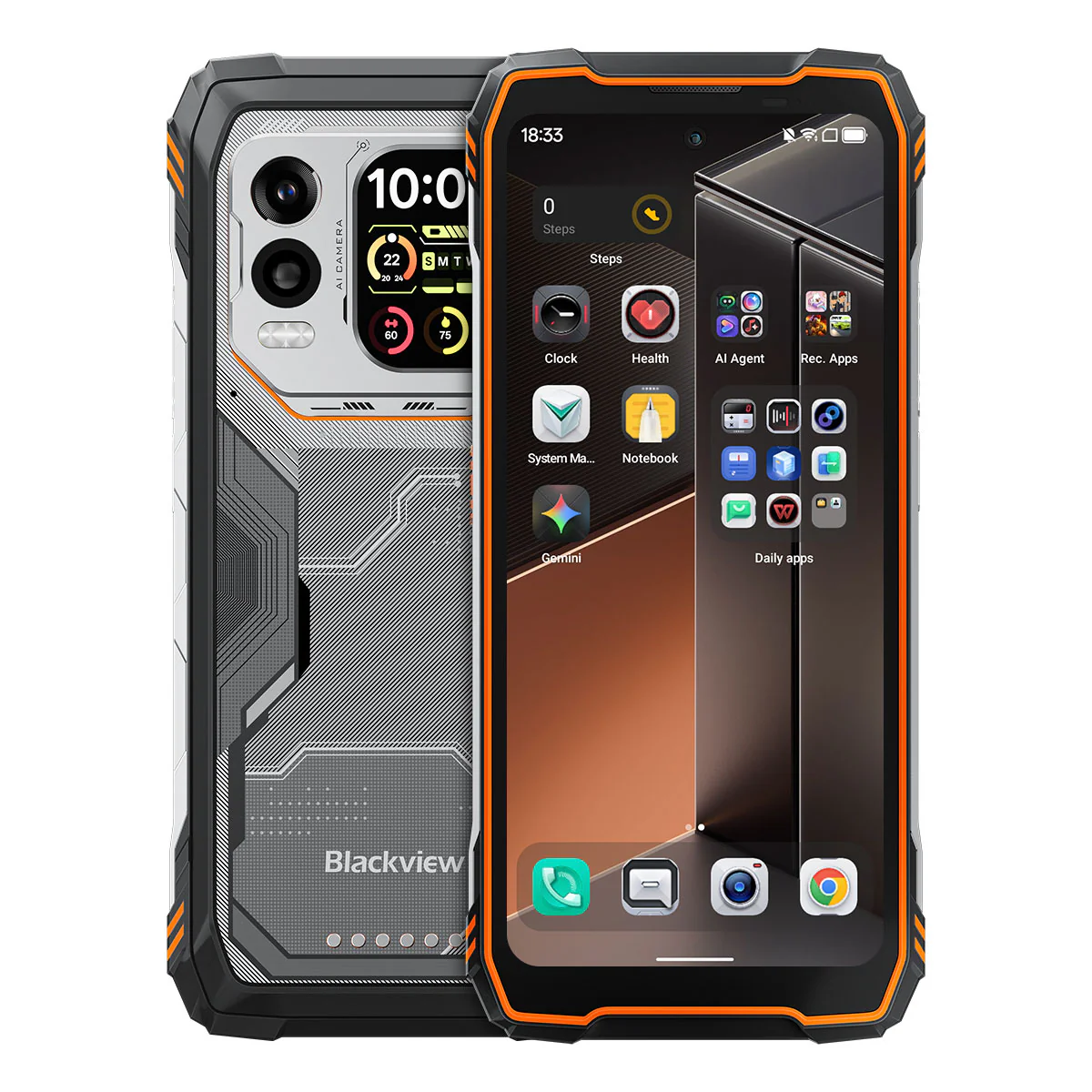 Blackview XPLORE 1 Pro 5G Thermische Bildgebung Robust Telefon mit 6,78" 120Hz Haupt- & 2,01" Sekundärdisplay 20000mAh 170LM Taschenlampe - Image 8